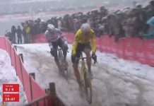 Ваут ван Арт сошёл после падения на велокроссе в Моле