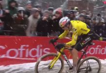 Ваут ван Арт вернулся к тренировкам на велосипеде через 10 дней после операции на лодыжке