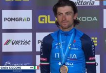 Джулио Чикконе — серебряный призёр чемпионата Европы-2026 в групповой гонке